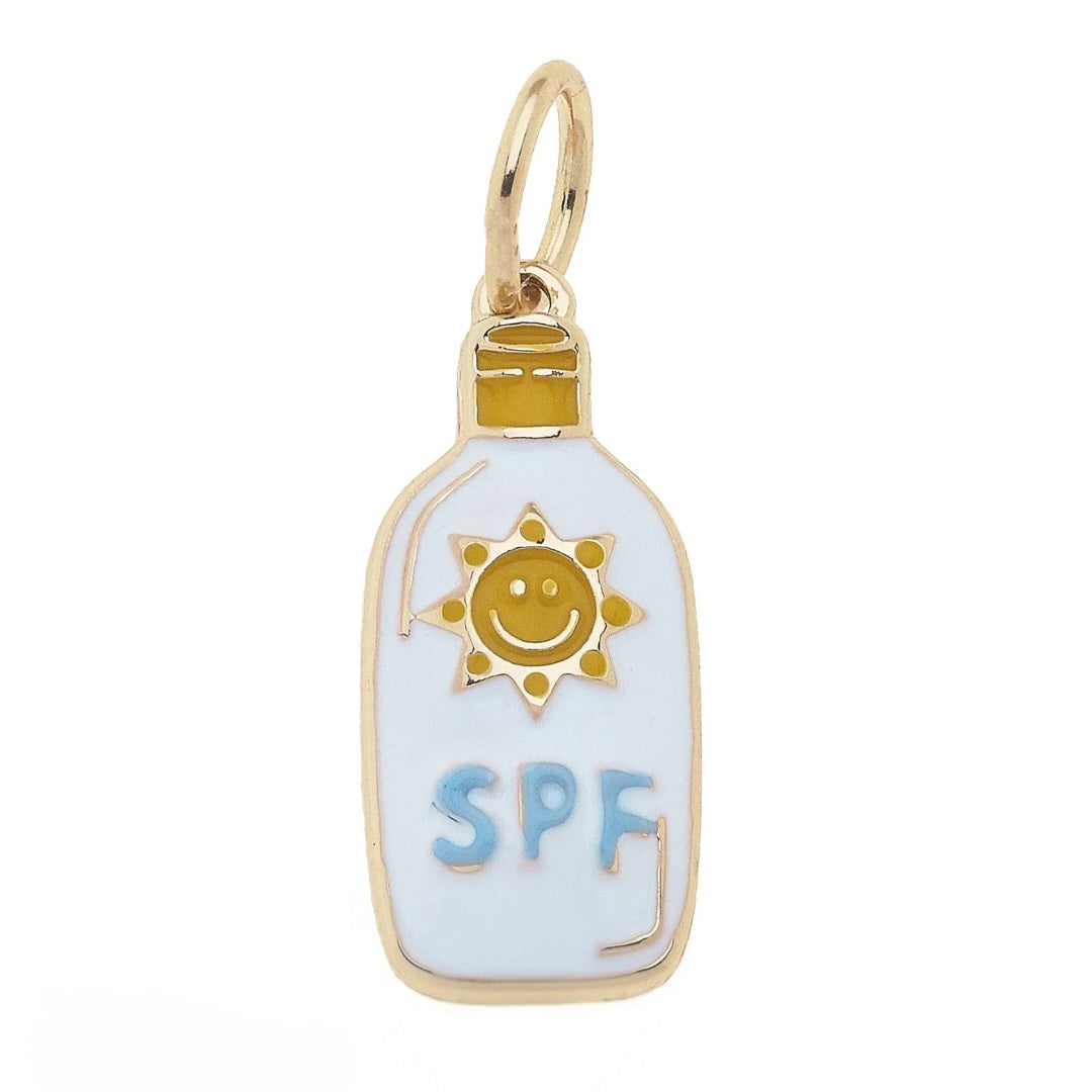 Sunblock Enamel Charm