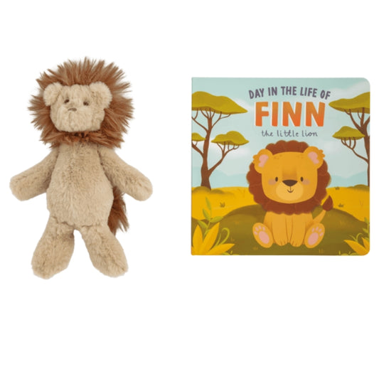 Lion Book with Plush