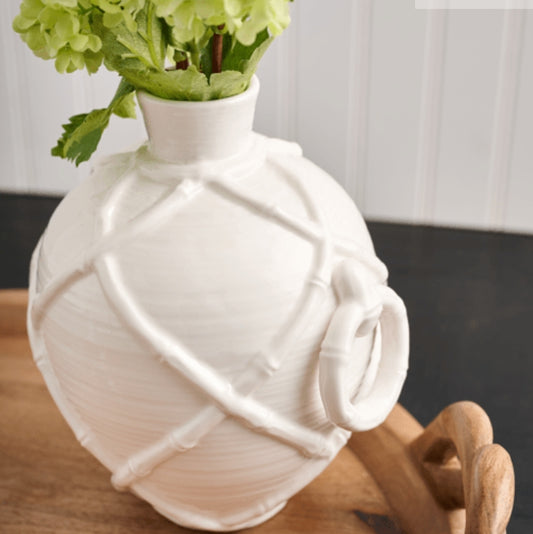Small Bamboo Handle Vase