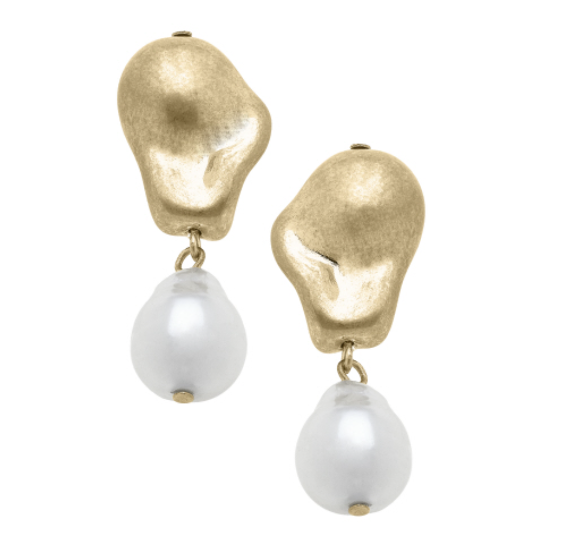 Bentley Pearl Drop Earrings
