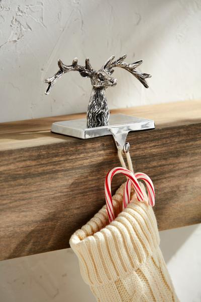 Metal Deer Stocking Holder