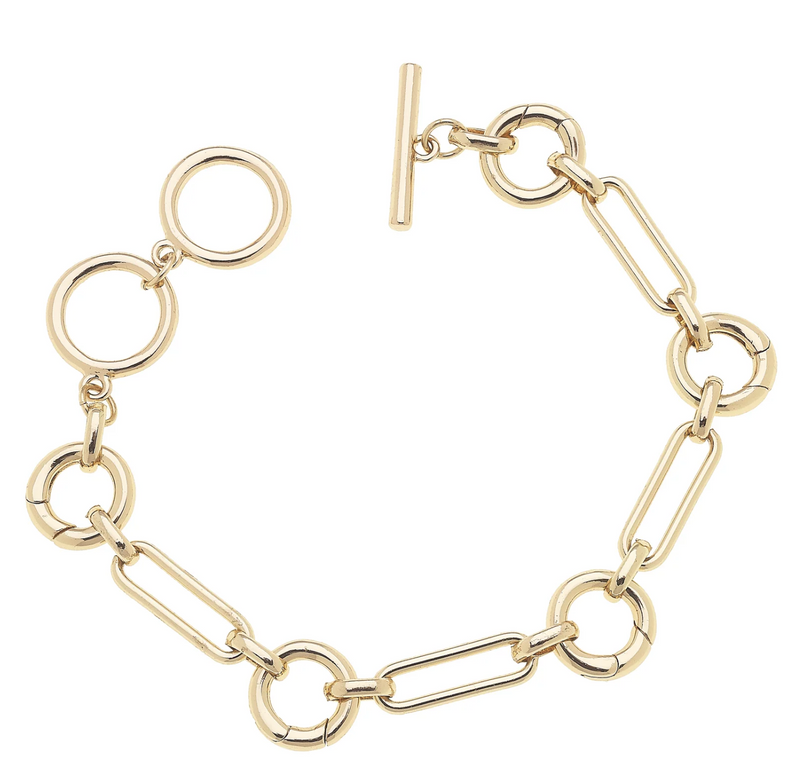 Lilah Multi Charm Toggle Bracelet