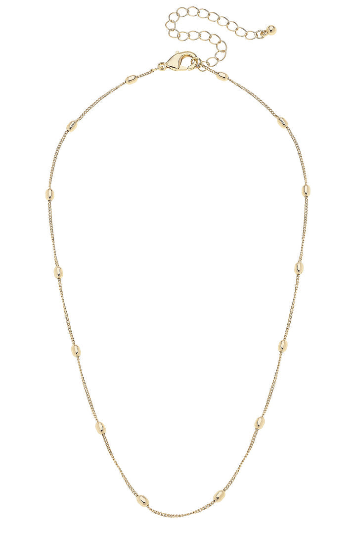 Wynona Dainty Charm Necklace Base Shiny Gold