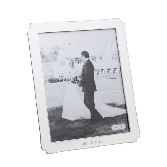 Mr. & Mrs. Enamel Frame 8x10