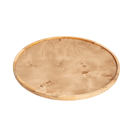 Burl Wood Lazy Susan