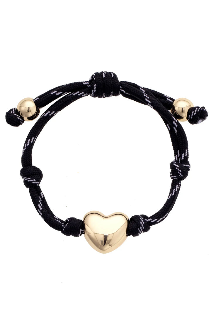 Blaine Puffy Heart Paracord Bracelet