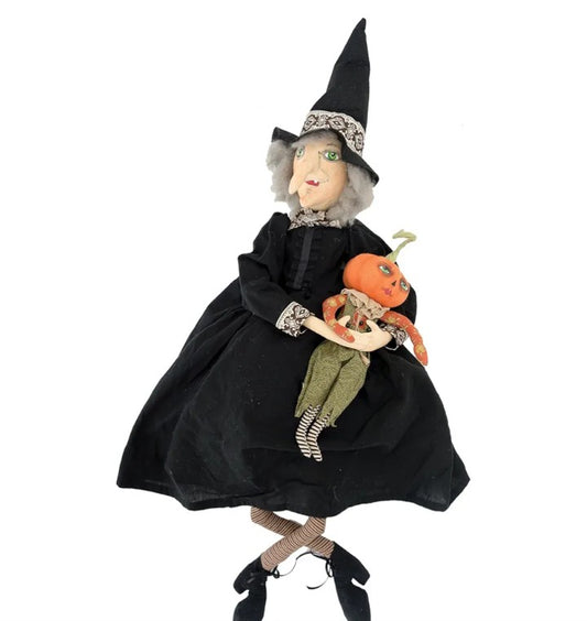 Marleigh Witch and Pumpkin
