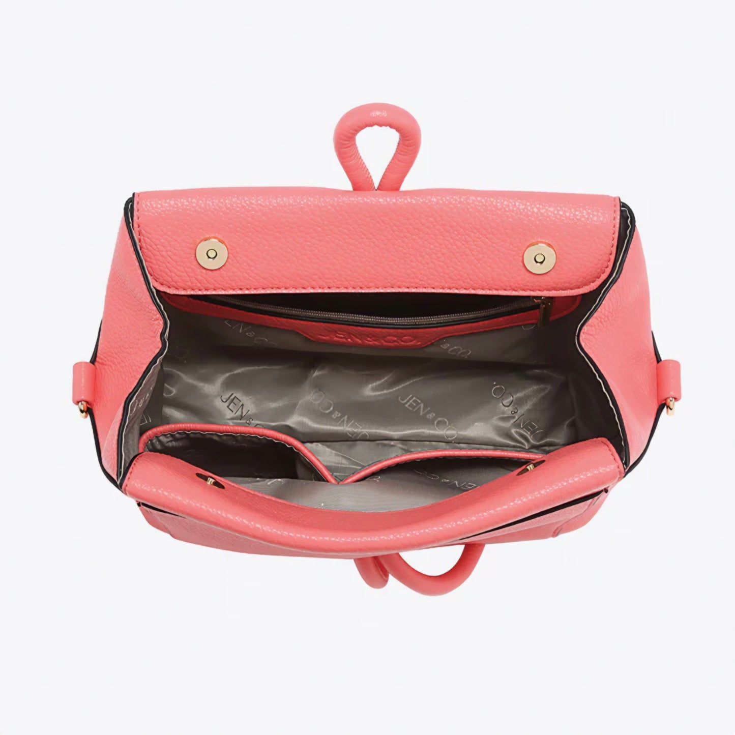 Lucille Top Handle Crossbody in Coral Pink