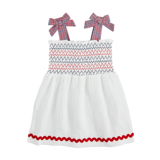 Smocked Gauze Dress