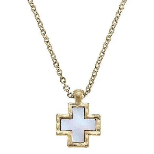 Bethany Cross Mother of Pearl Jewelry