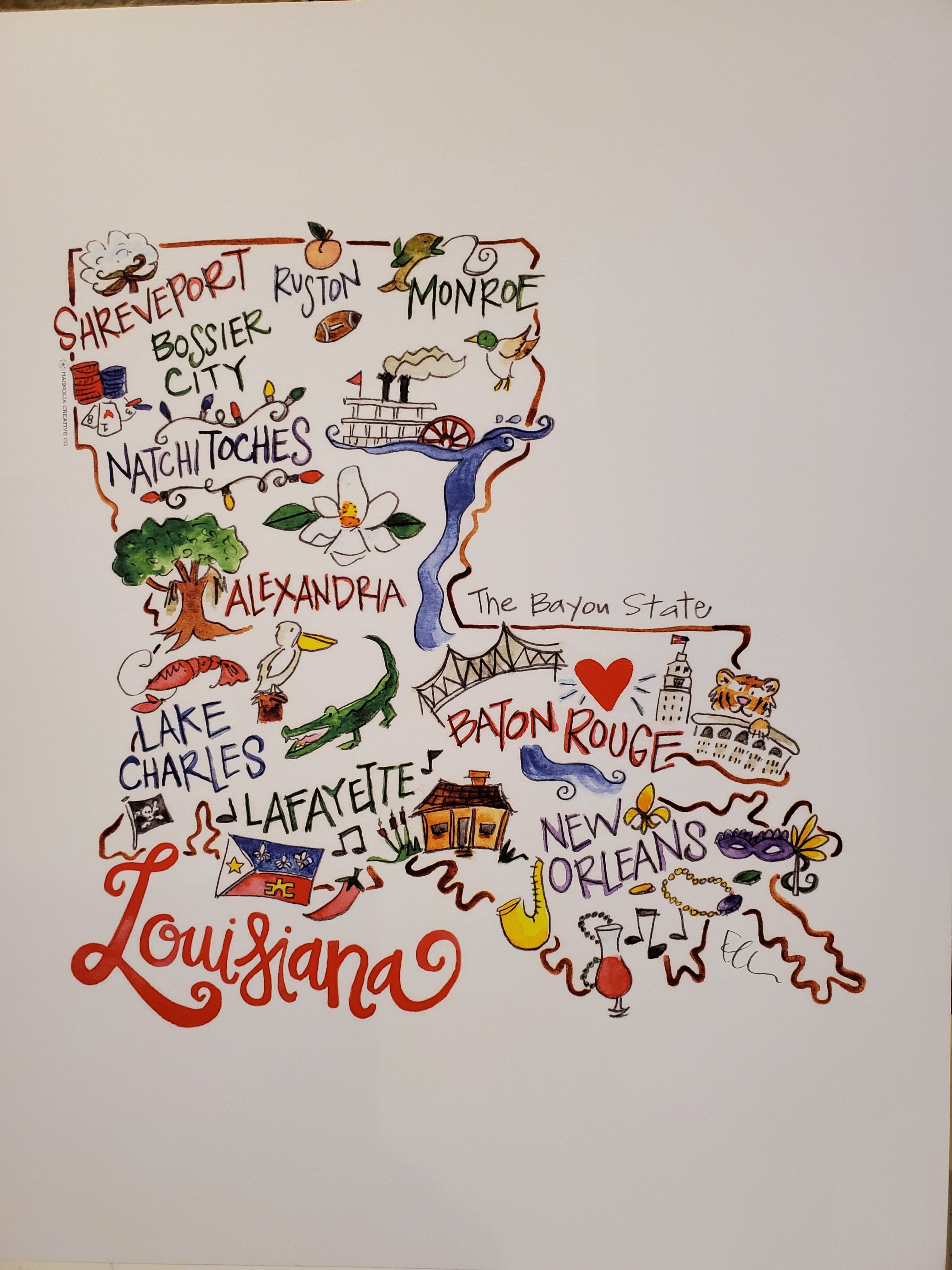 Louisiana Art Print – Chaleureux