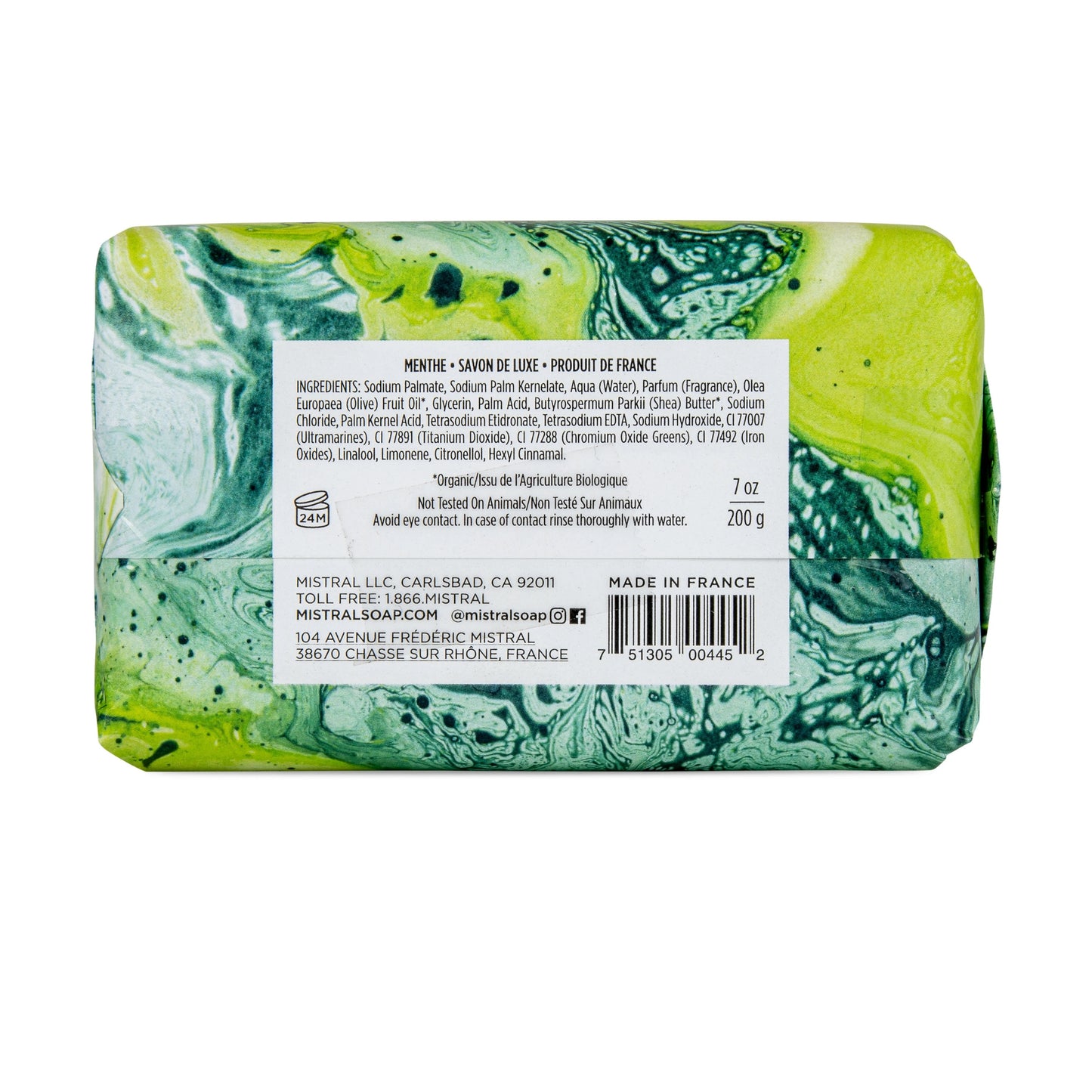 Mint Bar Soap by Mistral