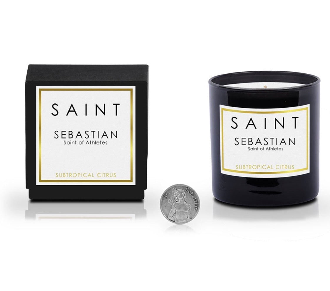 Saint Sebastian candle