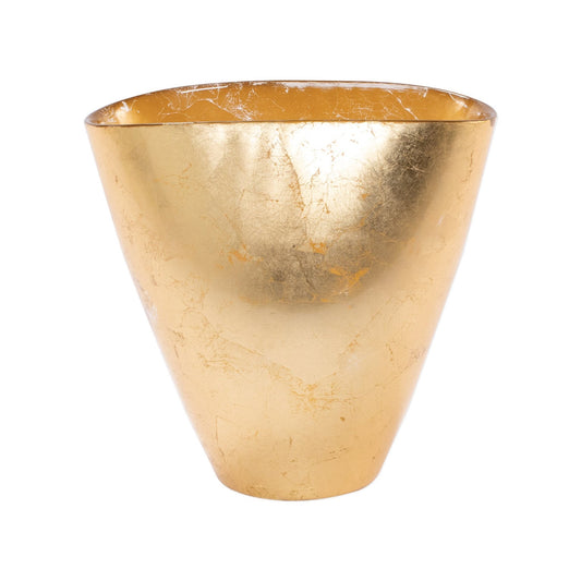 Gold Moon Glass Vase by Vietri Small