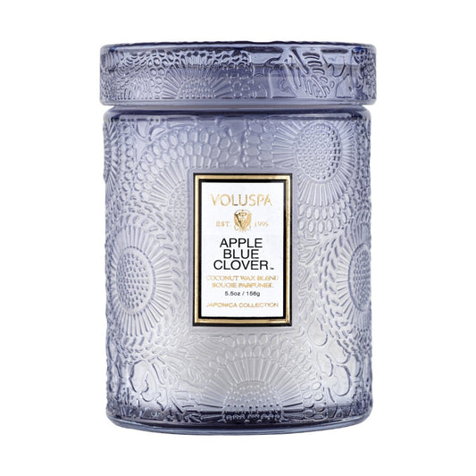 Apple Blue Clover Small Candle