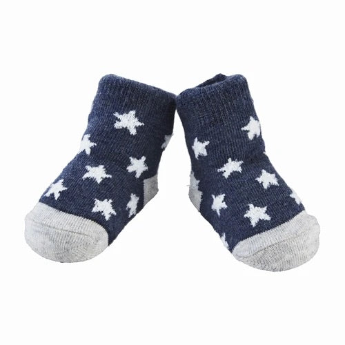 Navy Star Socks