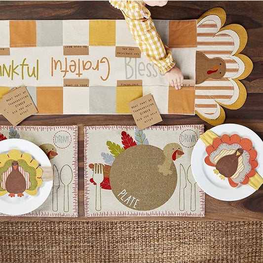 Kid's Turkey Table Runner