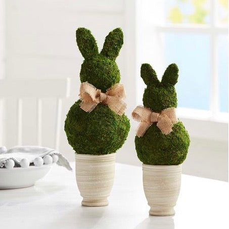 Moss Bunny Topiary