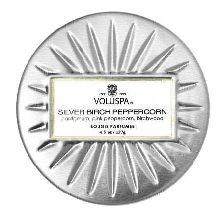 Silver Birch Peppercorn Travel Tin