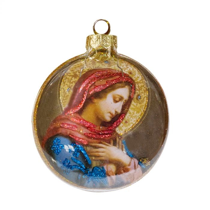 Madonna Medallion Ornament